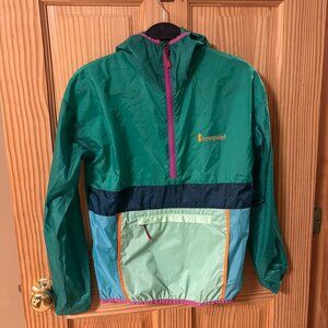 Cotopaxi Half ZIp Windbreaker Pullover Jacket XXS in Green Multi